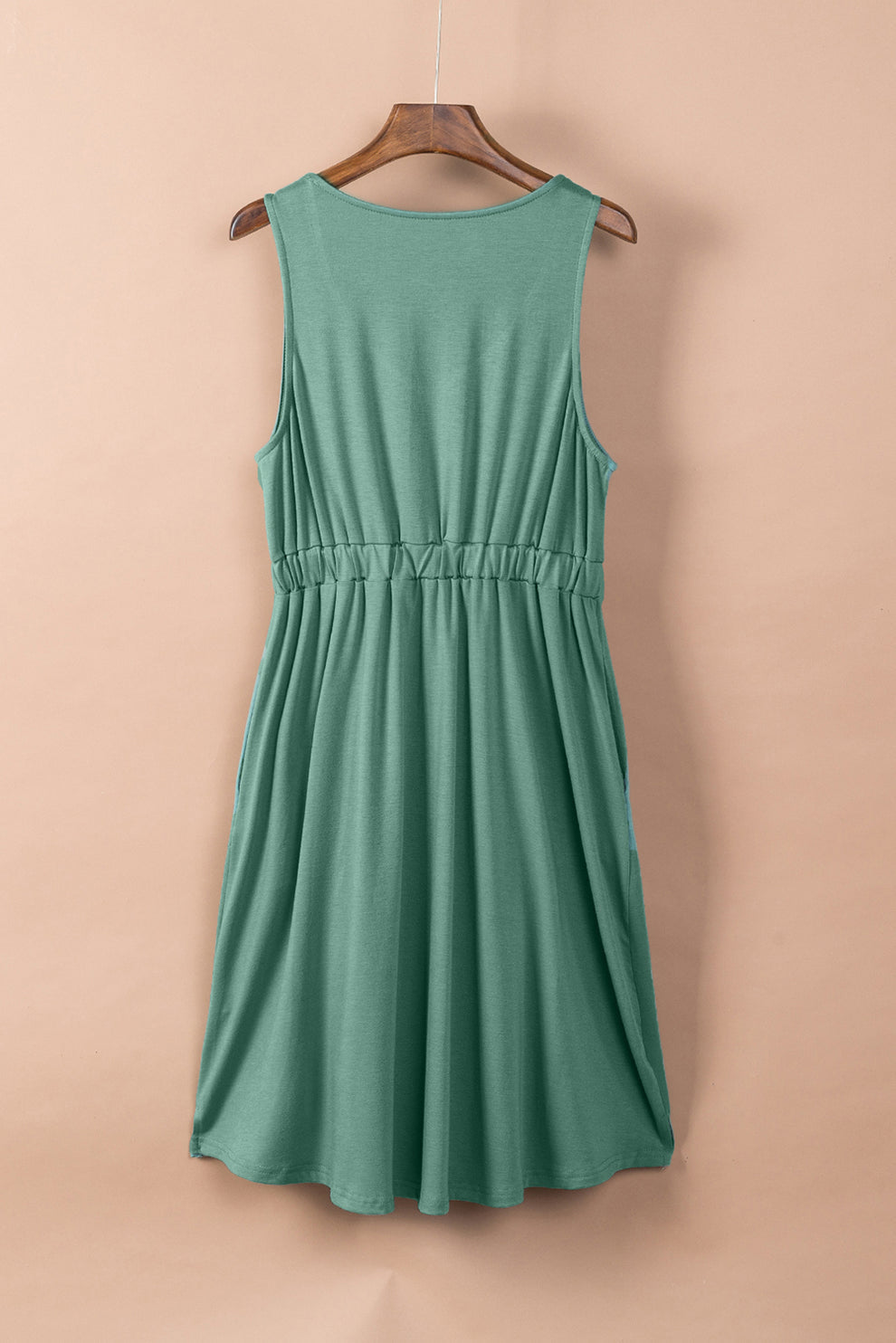 Olivia | Mouwloze Mini Jurk Met Hoge Taille - Fashion Lab