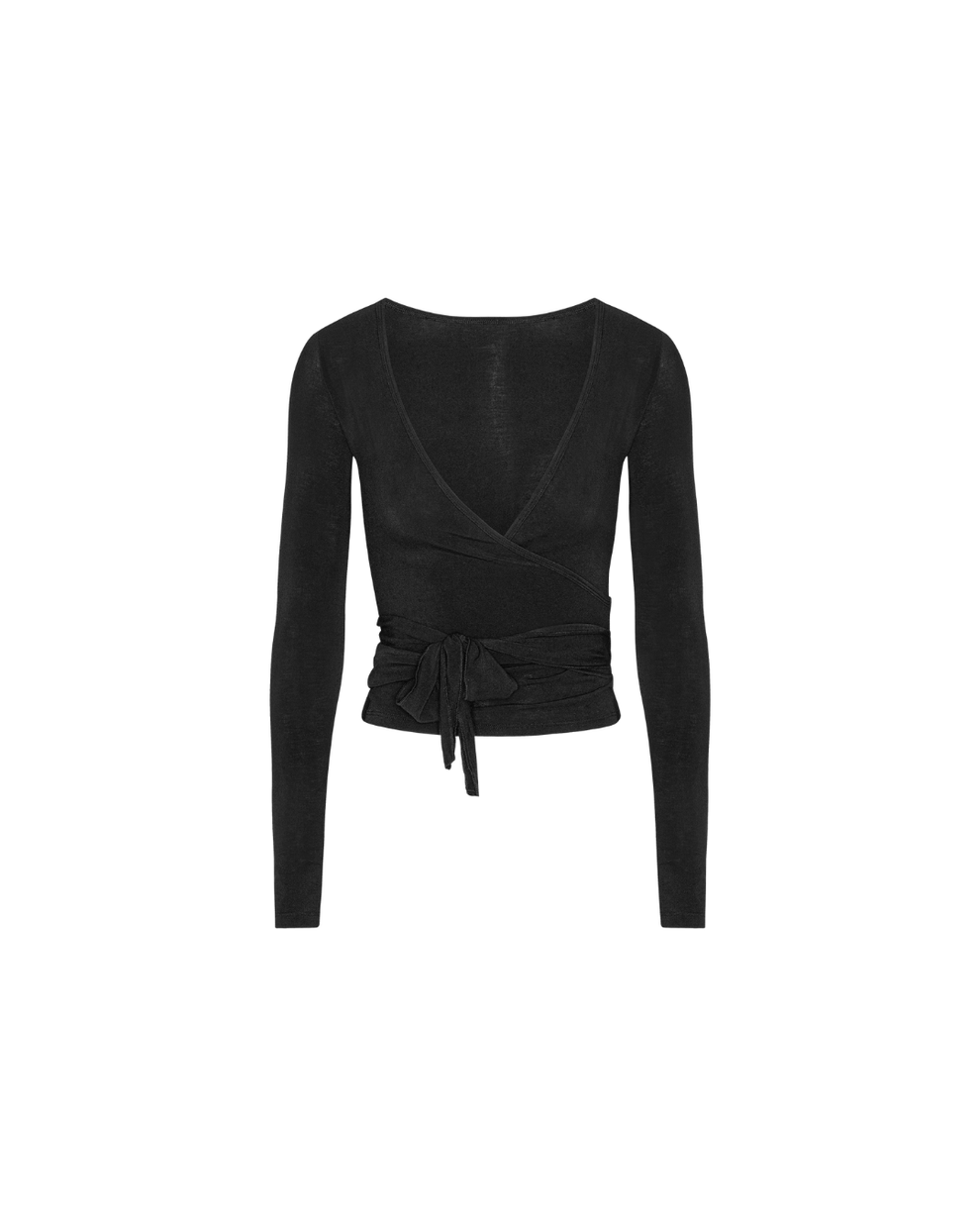Wikkelblouse - Zwart