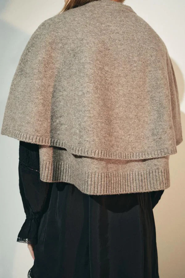 Jas voor dames – Oriana | Gebreide Cape Jas