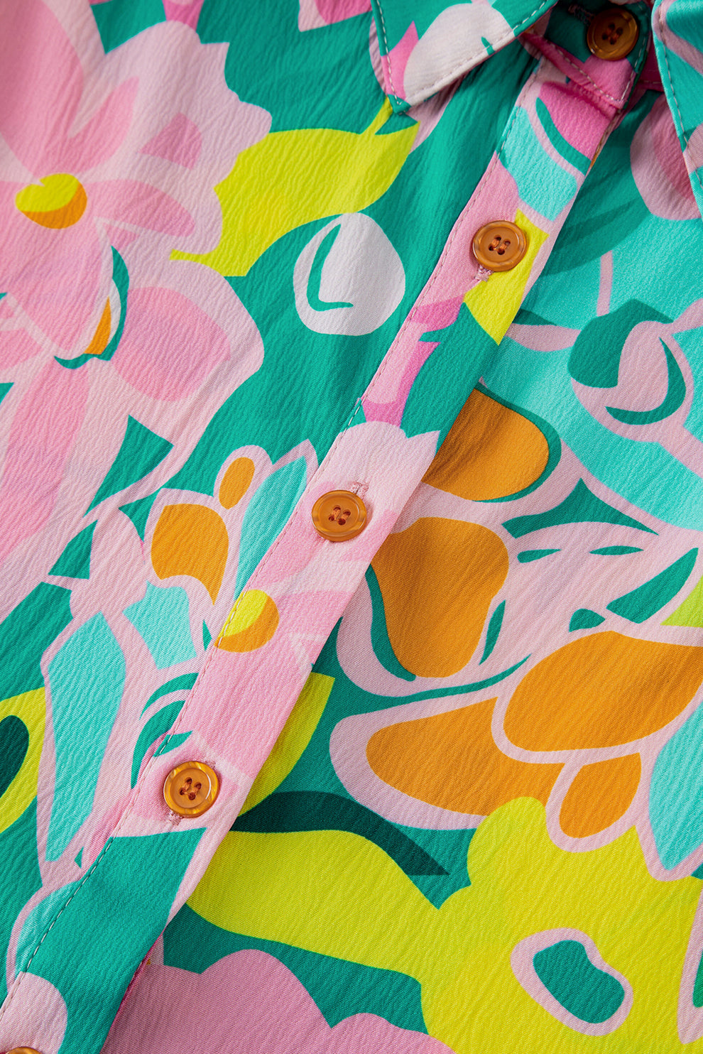 Paloma | Jurk Met Bloemen En Pofmouwen - Fashion Lab