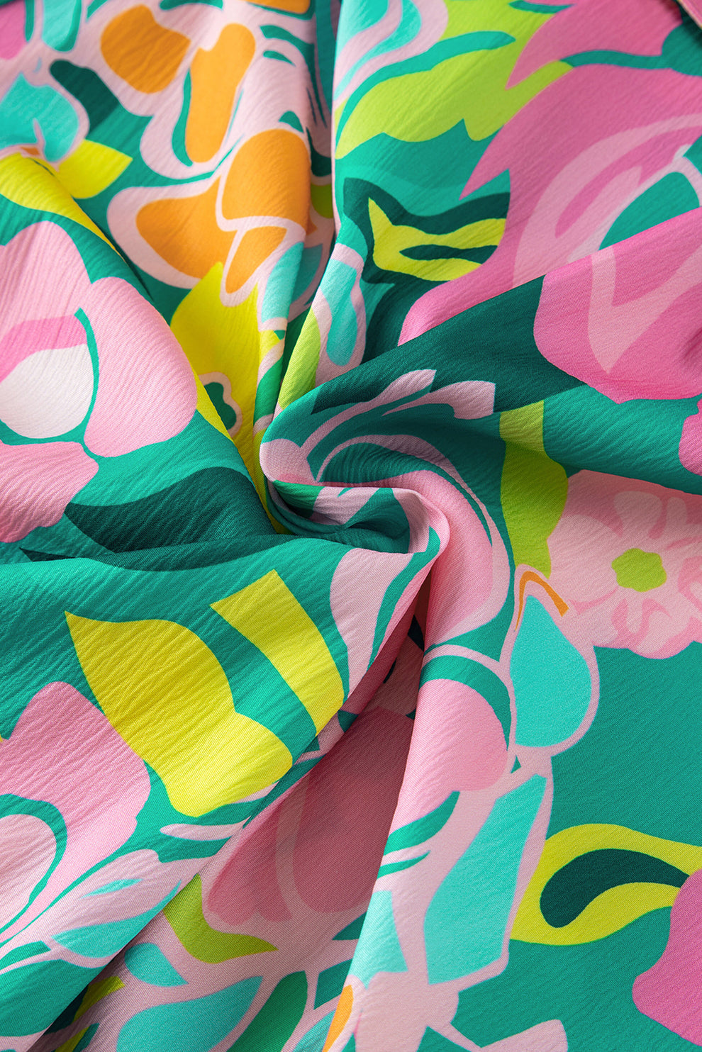 Paloma | Jurk Met Bloemen En Pofmouwen - Fashion Lab