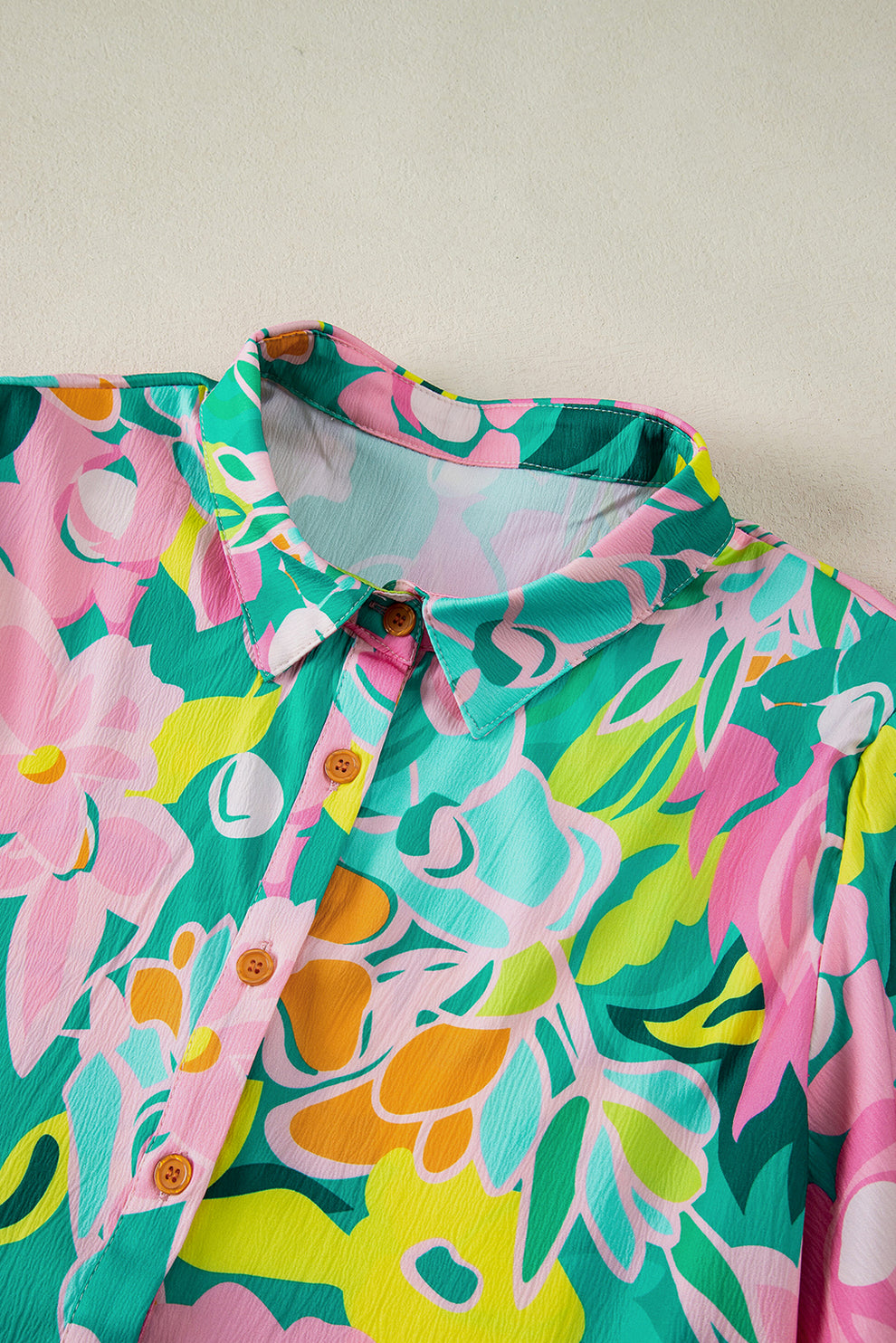 Paloma | Jurk Met Bloemen En Pofmouwen - Fashion Lab