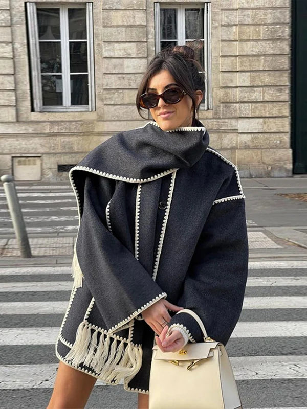Clare | Scarf Coat