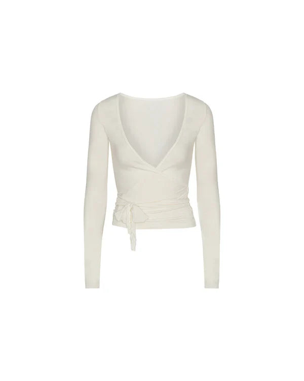 Wikkelblouse - Wit