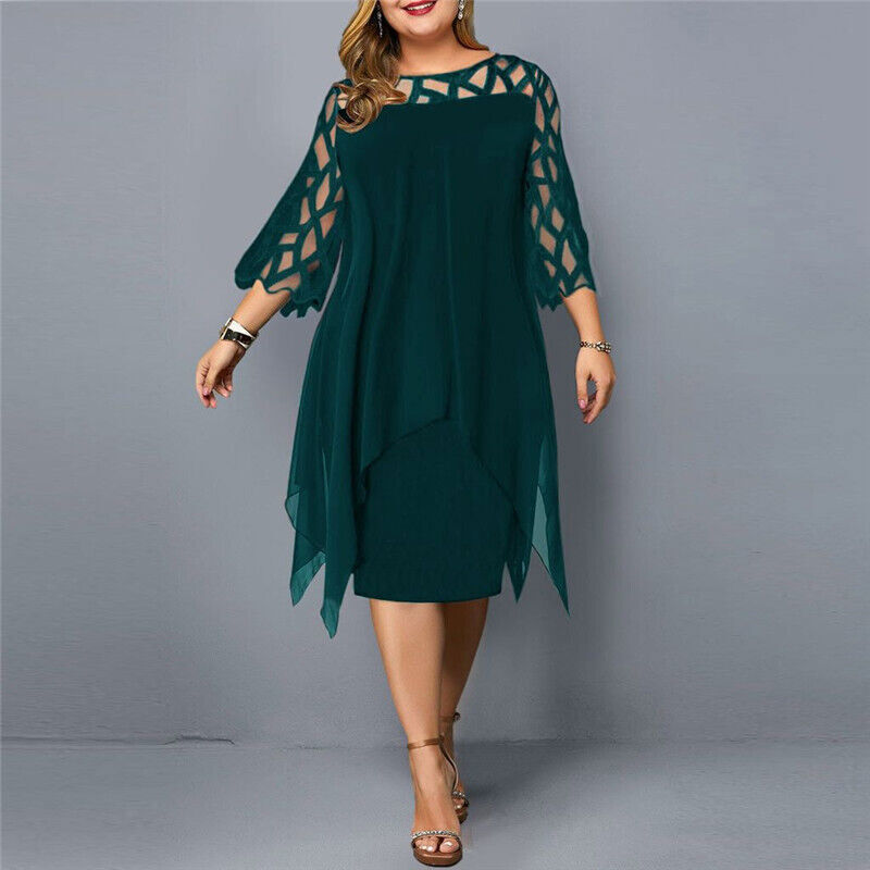 Jacqueline | Elegante Chiffon Feestjurk - Fashion Lab