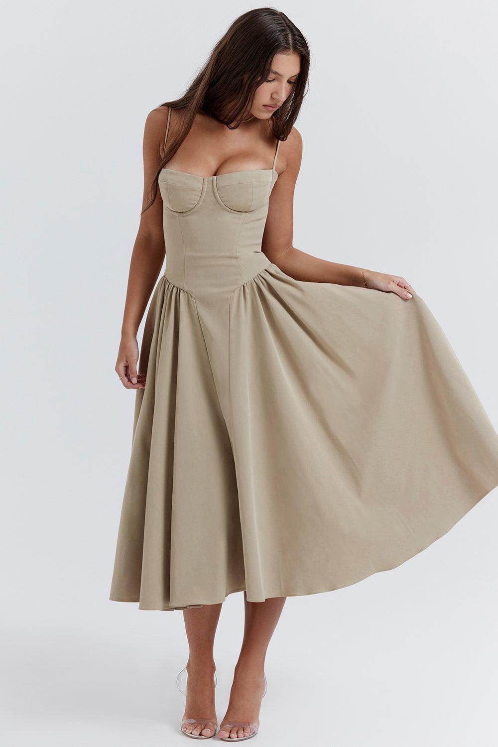 Lia | Midi Jurk - Fashion Lab