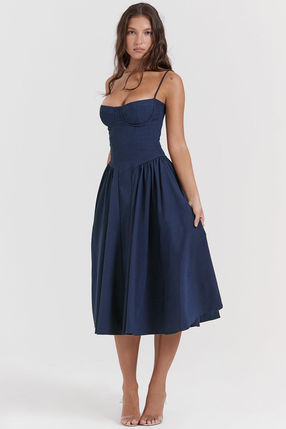 Lia | Midi Jurk - Fashion Lab