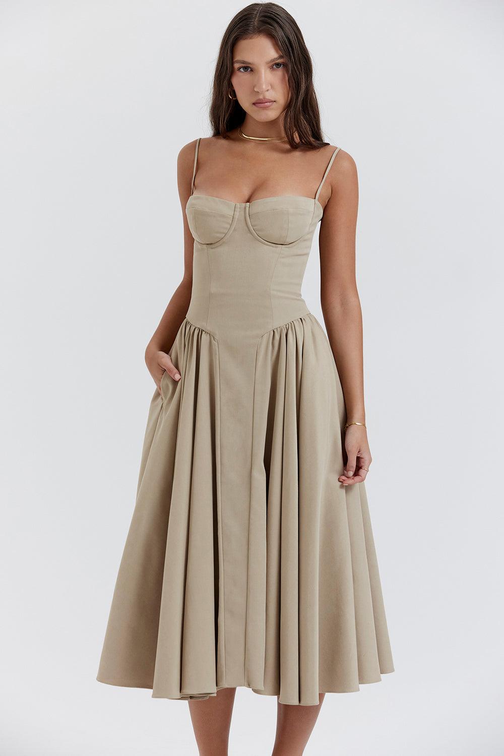 Lia | Midi Jurk - Fashion Lab