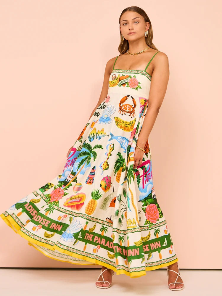 Jurk voor dames – Shadia | Zomerparadijsjurk