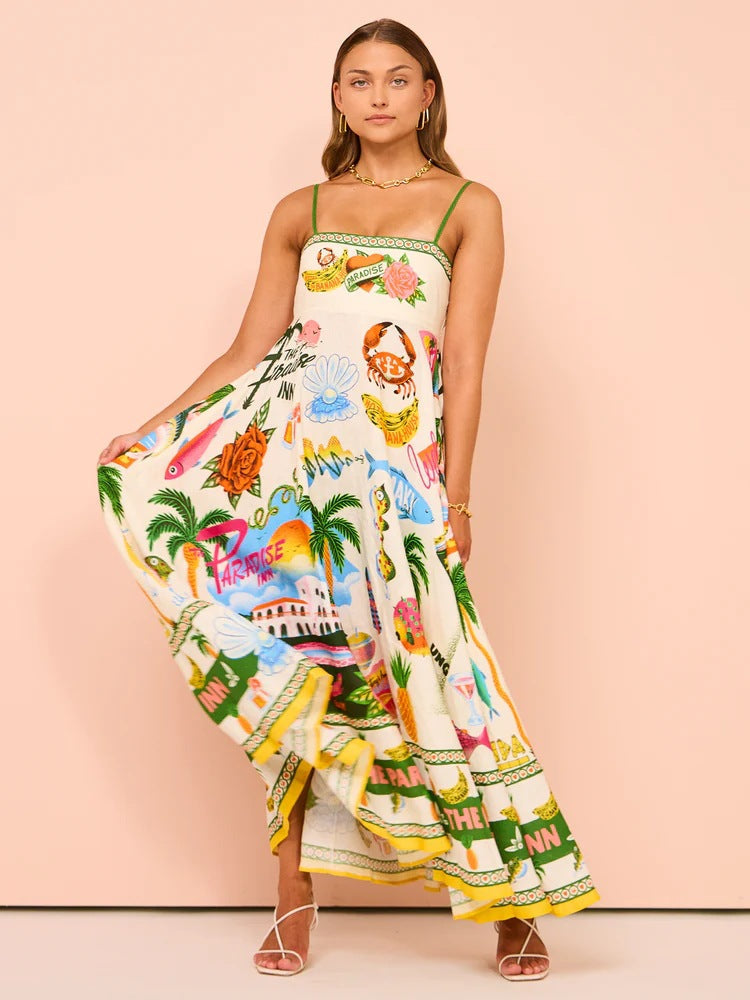Jurk voor dames – Shadia | Zomerparadijsjurk