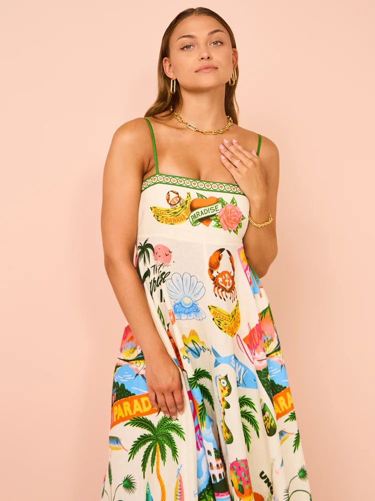 Jurk voor dames – Shadia | Zomerparadijsjurk
