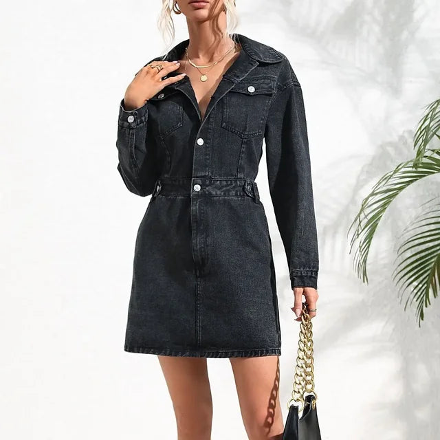 Jurk voor dames – Soraya | Denim jurk