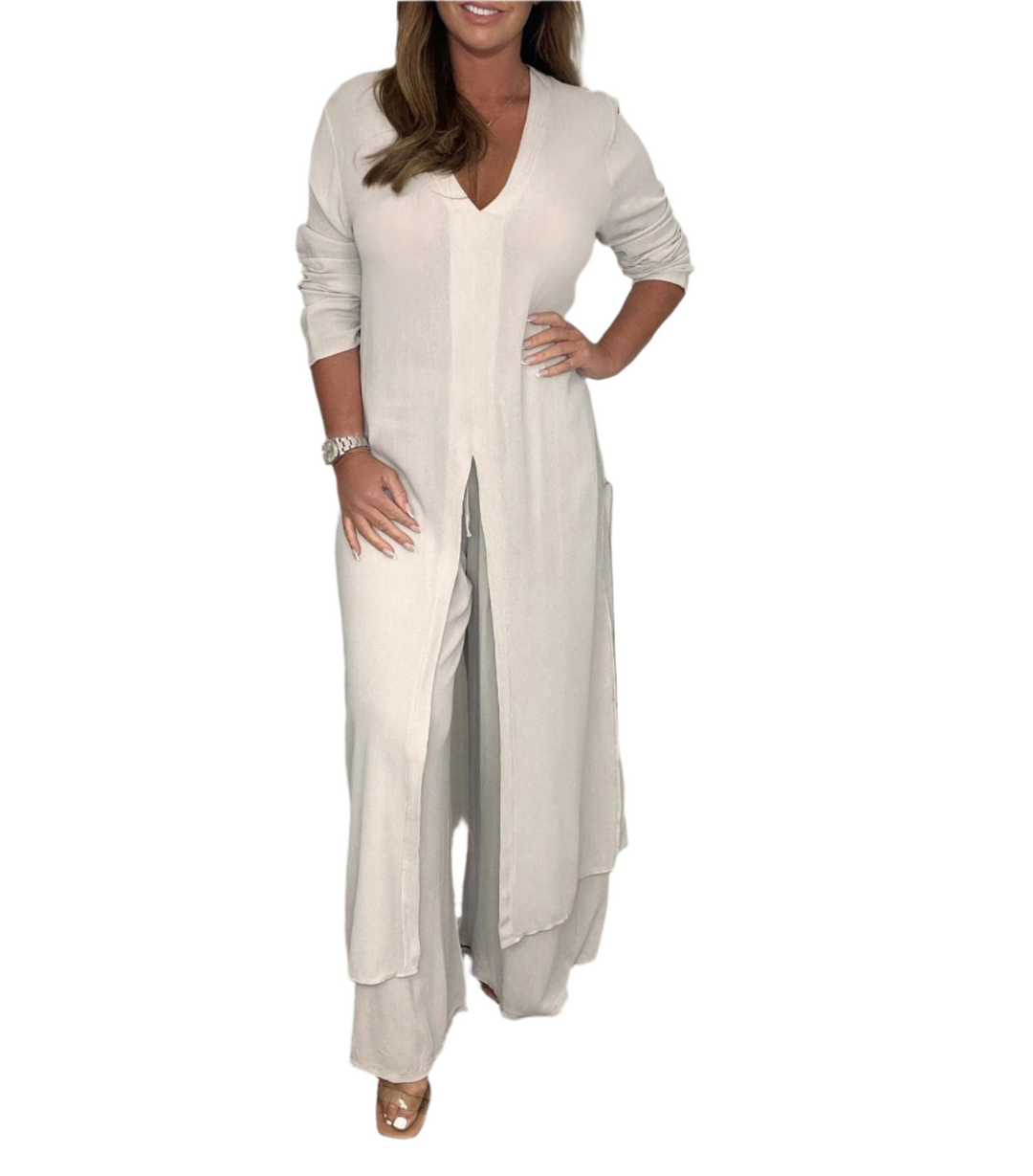Set voor dames – Talia | Luxe Zachte Twee-Delige Set Voor Dames