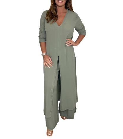 Set voor dames – Talia | Luxe Zachte Twee-Delige Set Voor Dames
