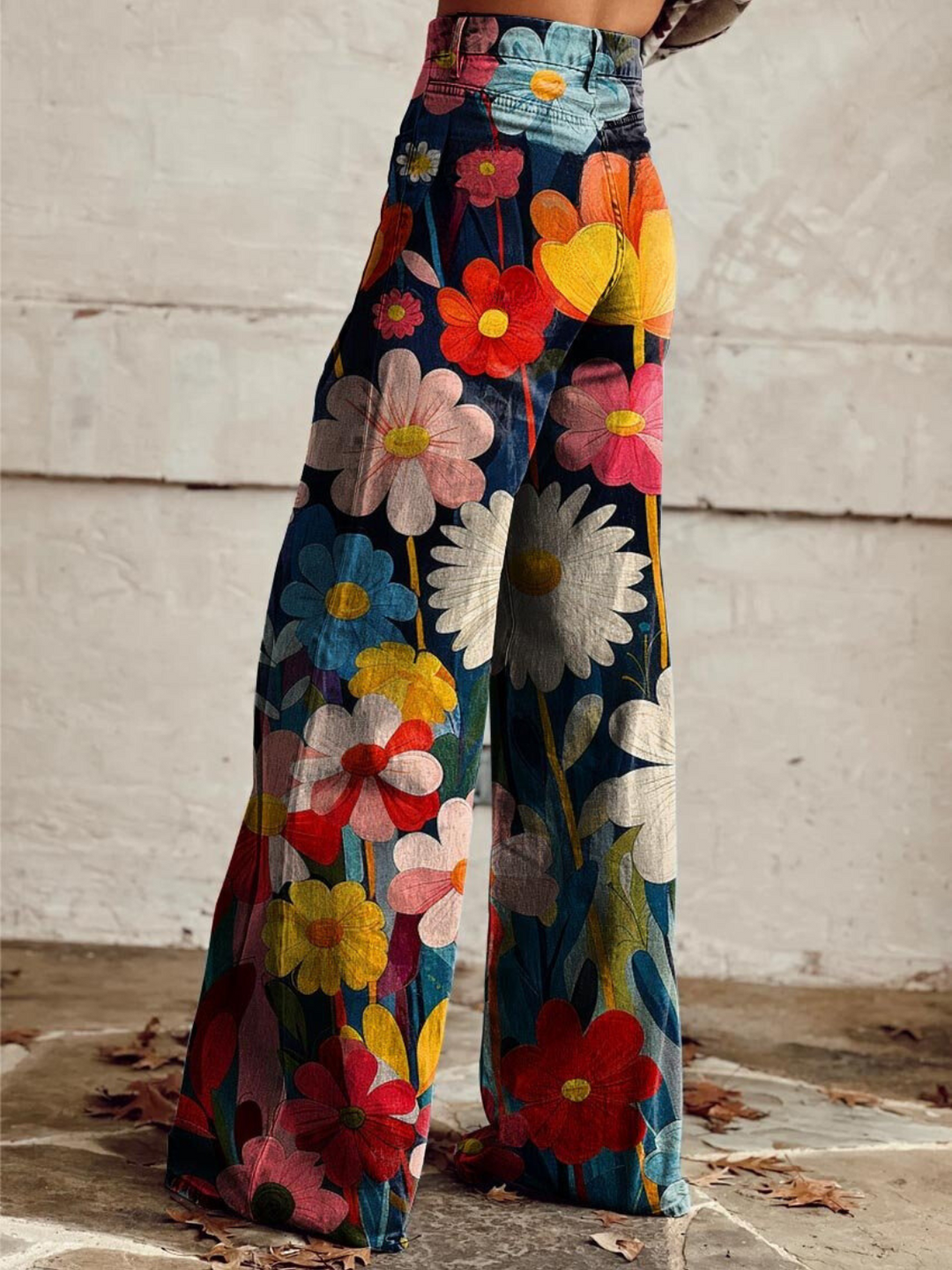 Broek voor dames – Tilda | Bloemdecor Wide Leg Broek Voor Dames