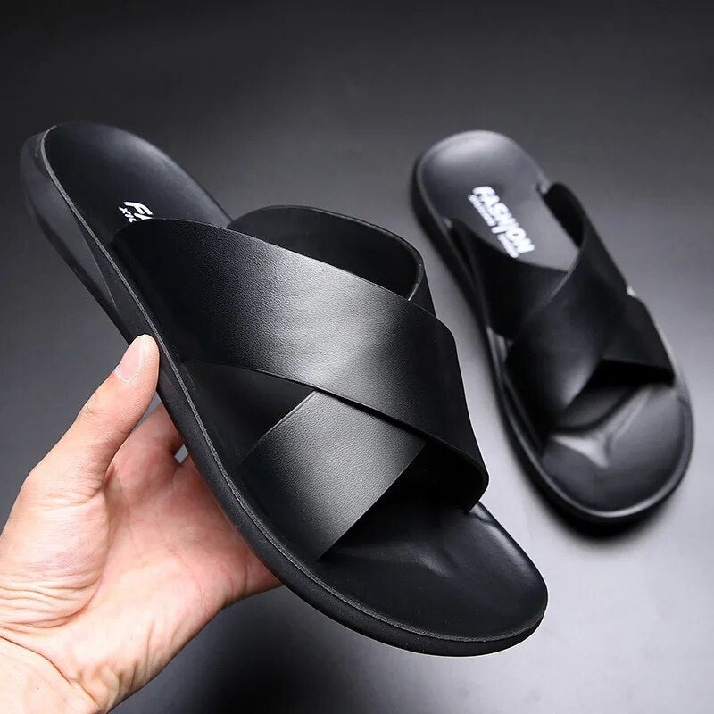 Sandalen voor dames – Tyra | Comfortabele Antislip Leren Sandalen