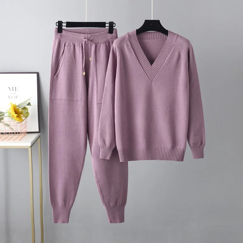 Set voor dames โ Valina | Luxe Casual Stijl Set met Trui en Broek