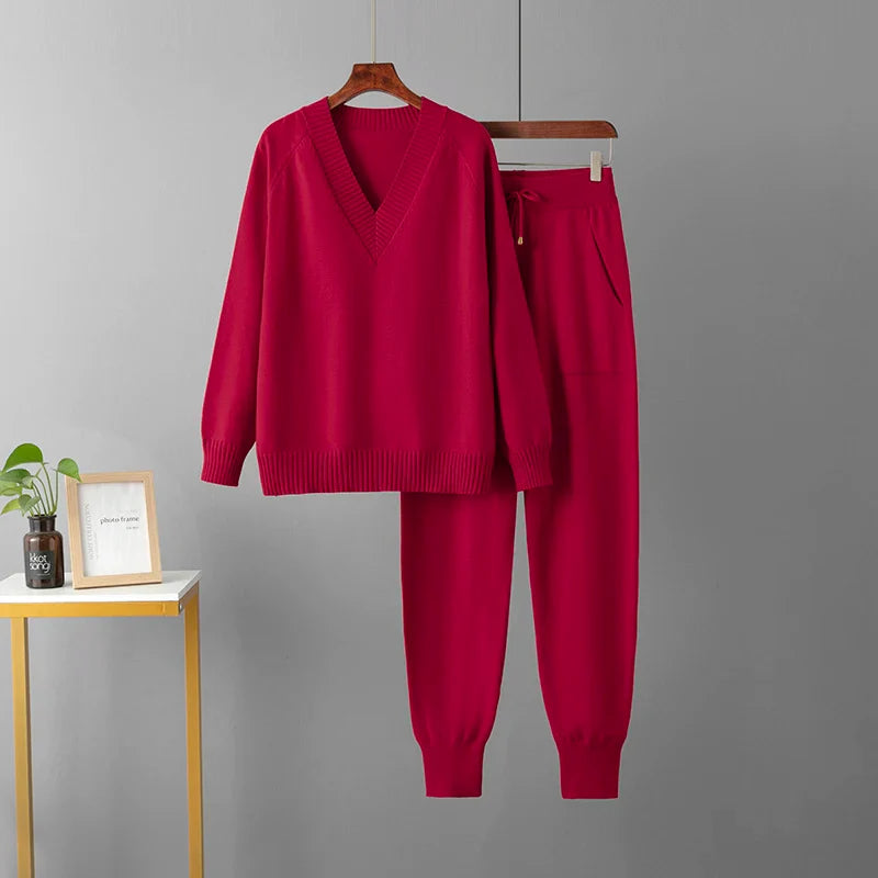 Set voor dames โ Valina | Luxe Casual Stijl Set met Trui en Broek