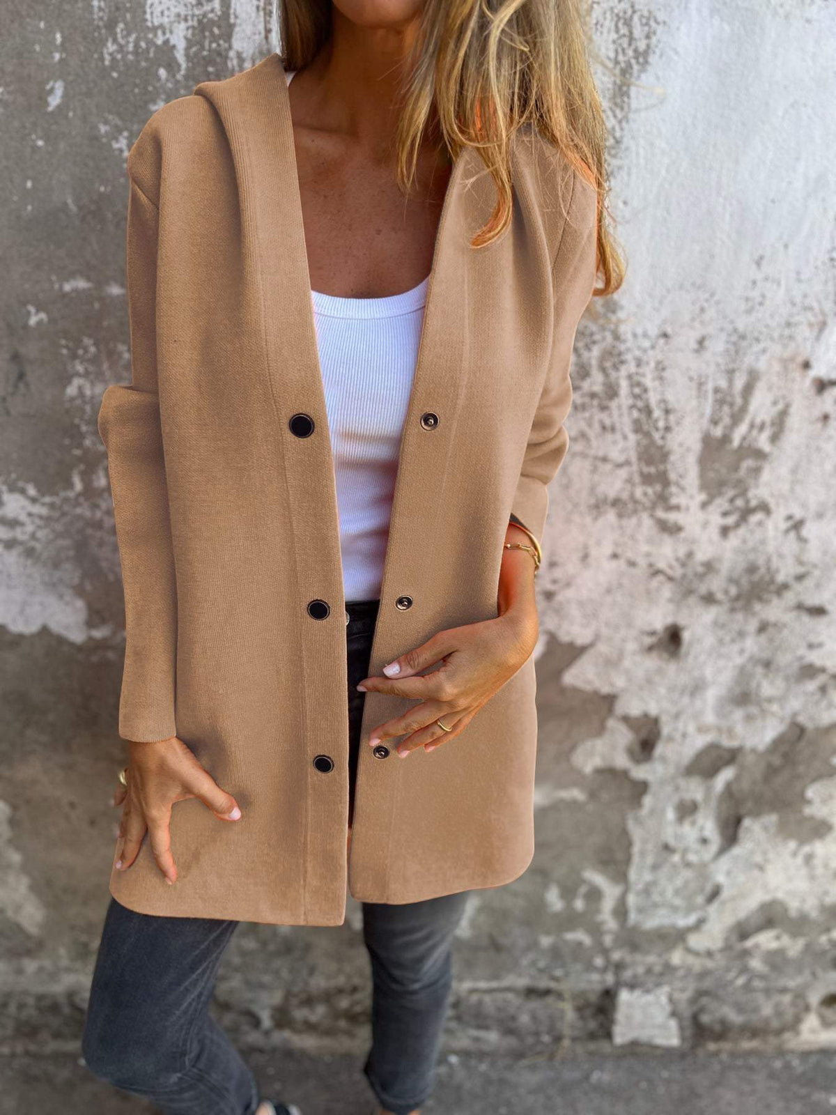 Vest voor dames – Venus | Casual vest met capuchon