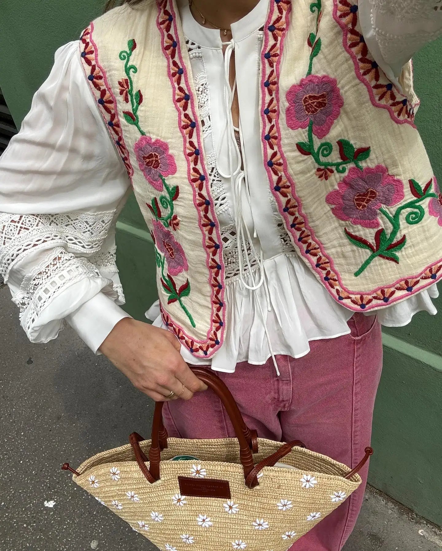 Chana | Geborduurde Blouse - Fashion Lab
