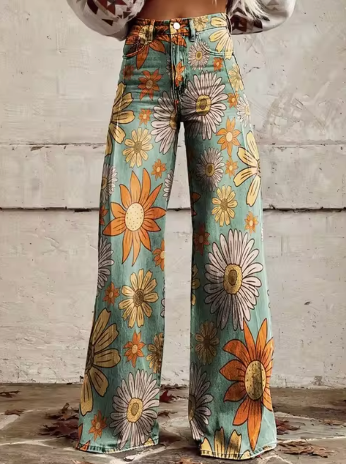 Broek voor dames β Vina | Stijlvolle Hoge Taille Broek met Unieke Prints