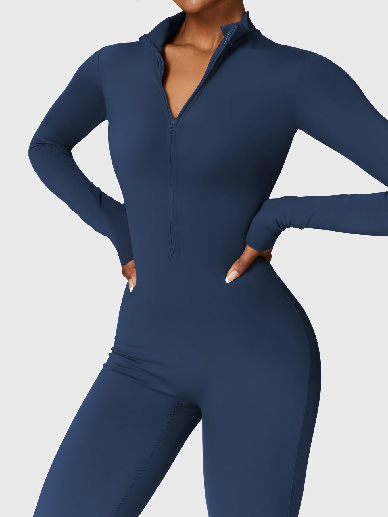 Belle | Fleece Long Sleeve Jumpsuit