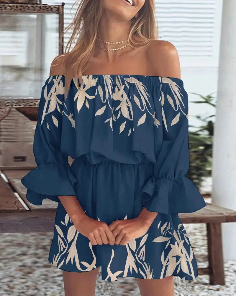 Zemira | Off Shoulder Mini Jurk - Fashion Lab