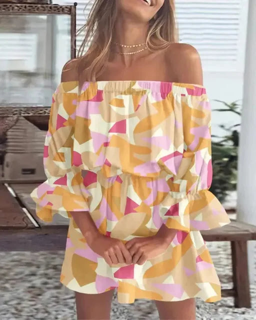 Zemira | Off Shoulder Mini Jurk - Fashion Lab