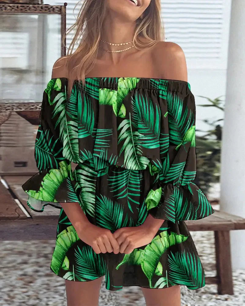Zemira | Off Shoulder Mini Jurk - Fashion Lab