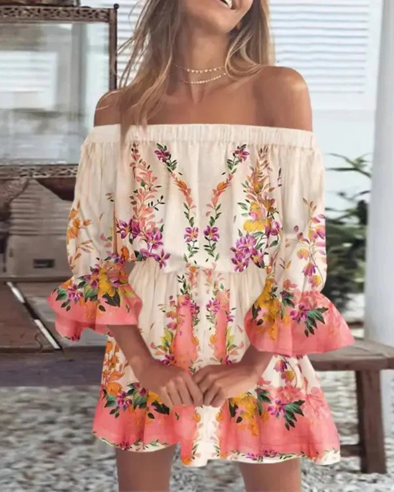 Zemira | Off Shoulder Mini Jurk - Fashion Lab