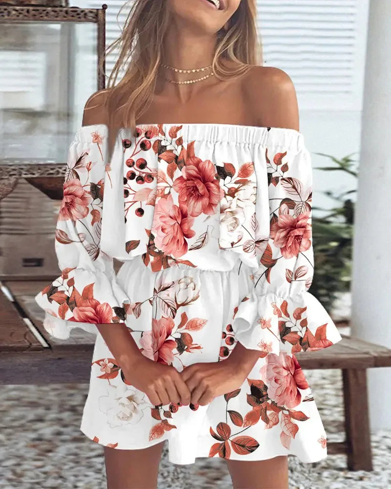 Zemira | Off Shoulder Mini Jurk - Fashion Lab