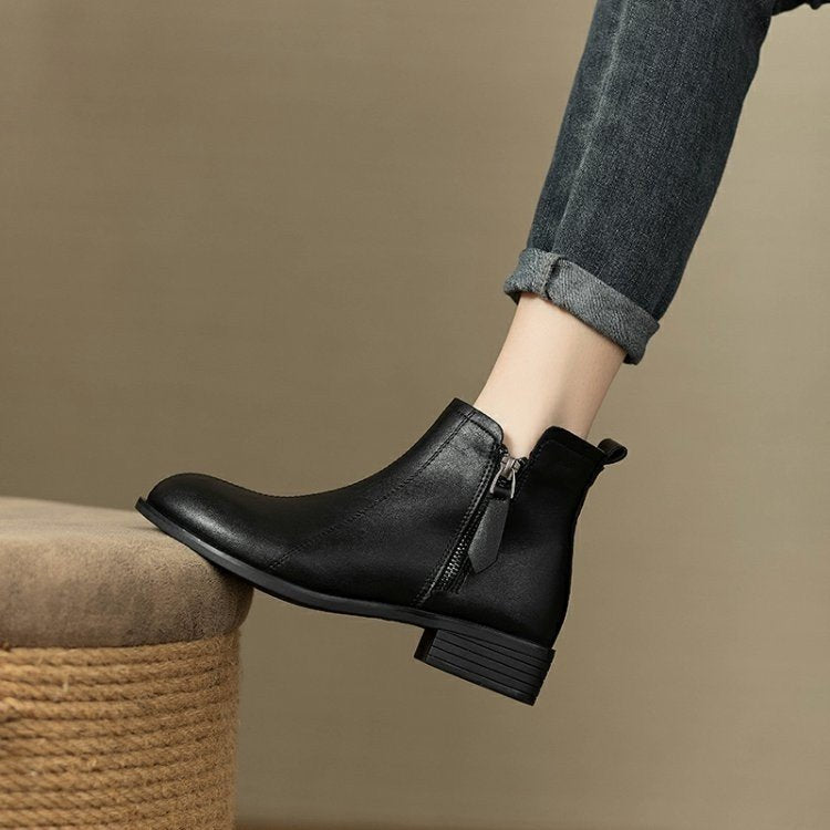Zep | Enkelhoge Laarzen Ritssluiting En Modern Ontwerp - Fashion Lab