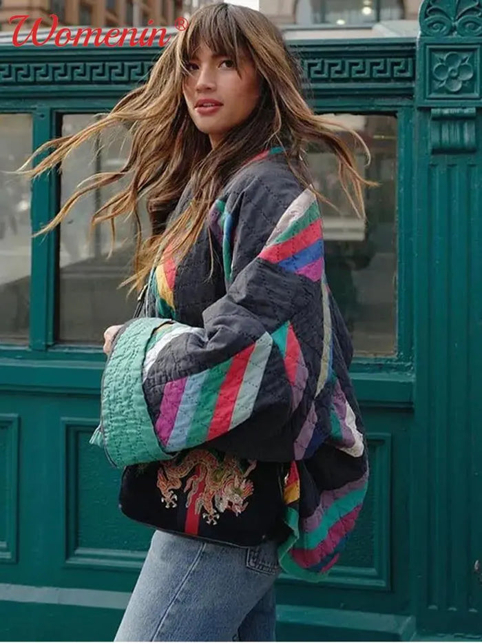 Zeline | Retro Gewatteerde Oversized Jas - Fashion Lab