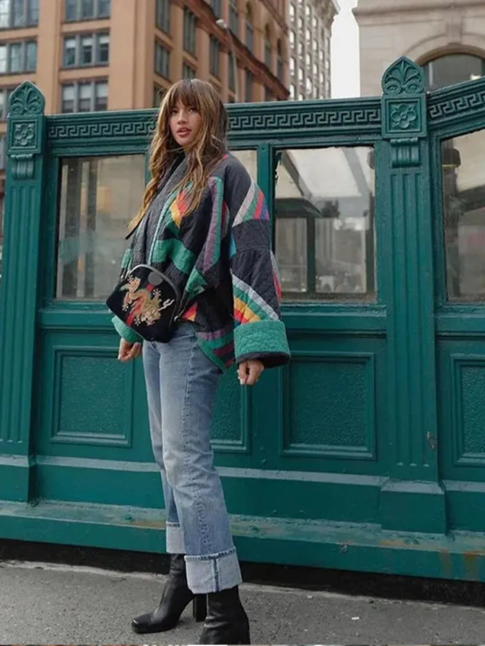 Zeline | Retro Gewatteerde Oversized Jas - Fashion Lab