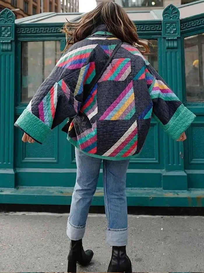 Zeline | Retro Gewatteerde Oversized Jas - Fashion Lab