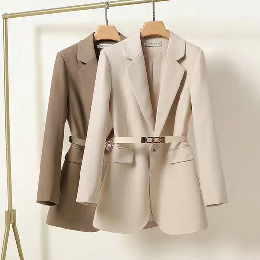 Eleonora | Elegante Belted Blazer - Fashion Lab