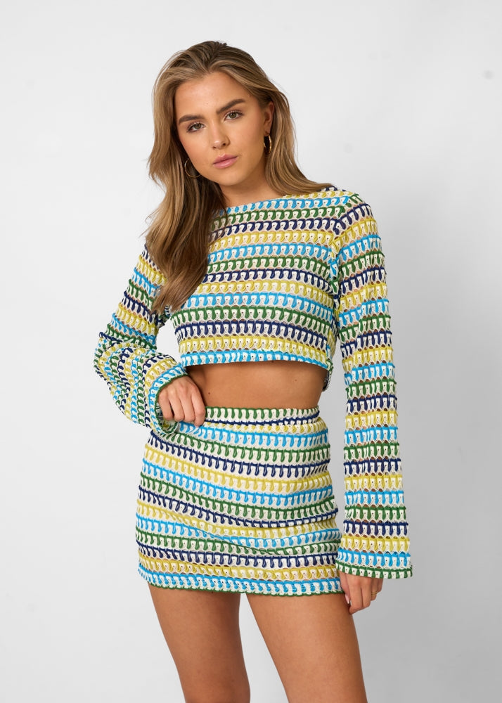Christina | Colorful Two-Piece Set - Fashion Lab