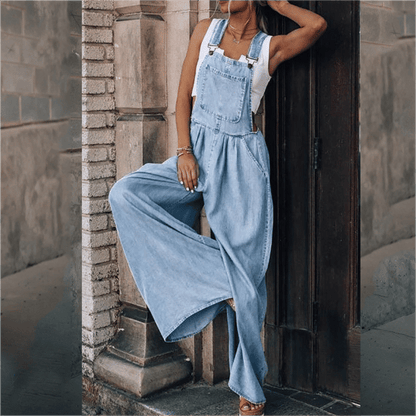 Rianne | Dames Denim Jumpsuit - Fashion Lab