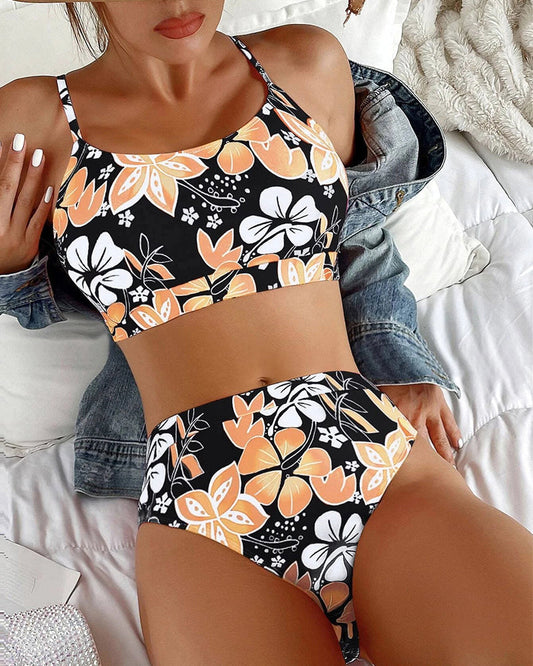 Yvessa | Bikini met Bloemmotief - Fashion Lab
