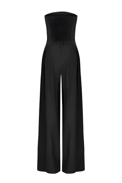 Emilie | Elegant Strapless Jumpsuit - Fashion Lab
