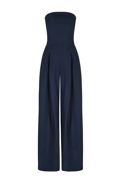 Emilie | Elegant Strapless Jumpsuit - Fashion Lab