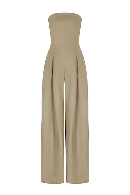 Emilie | Elegant Strapless Jumpsuit - Fashion Lab