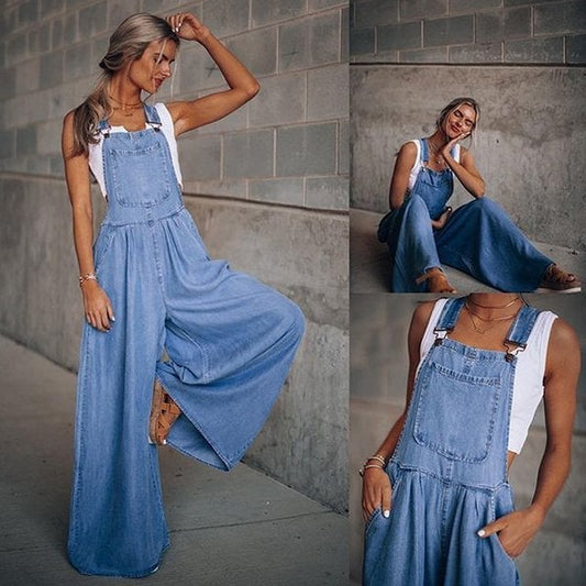 Rianne | Dames Denim Jumpsuit - Fashion Lab