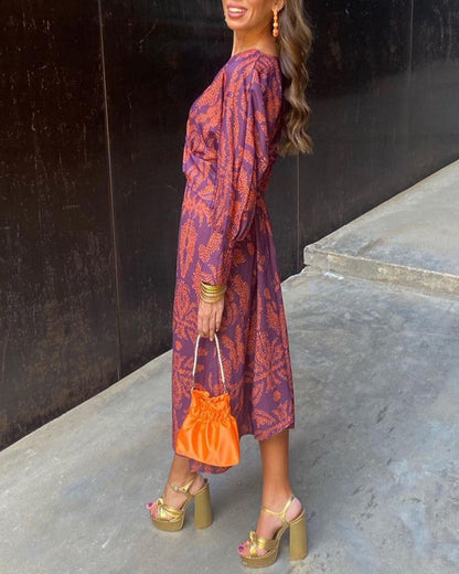 Amyra | Bohemian Print Jurk - Fashion Lab