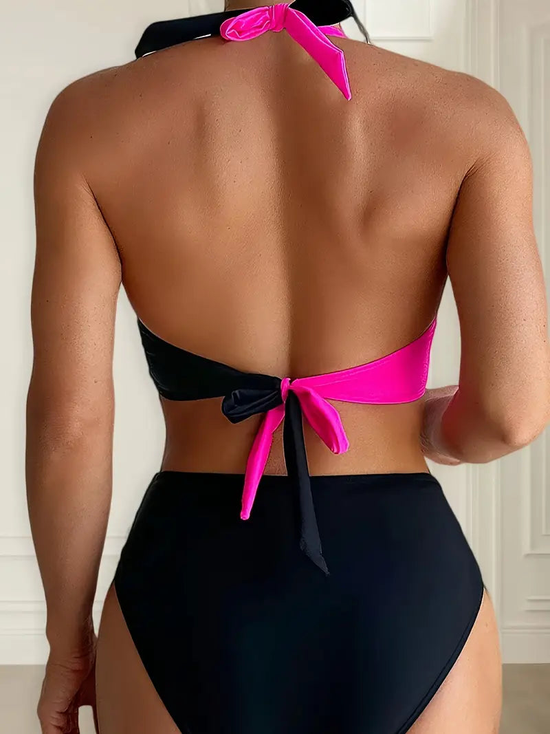 Roselyn | Tweekleurige Bikini Set - Fashion Lab