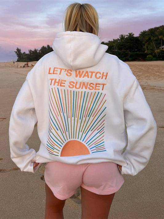 Merel | Oversized ''Sunset'' Hoodie - Fashion Lab