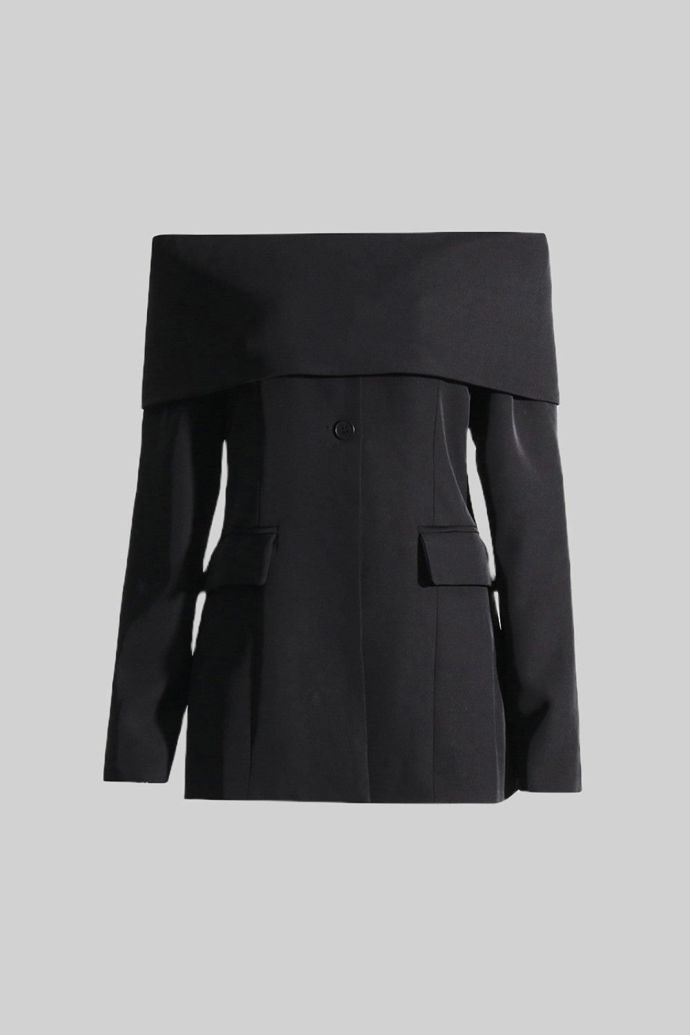 Verona | Off-Shoulder Blazer Top - Fashion Lab