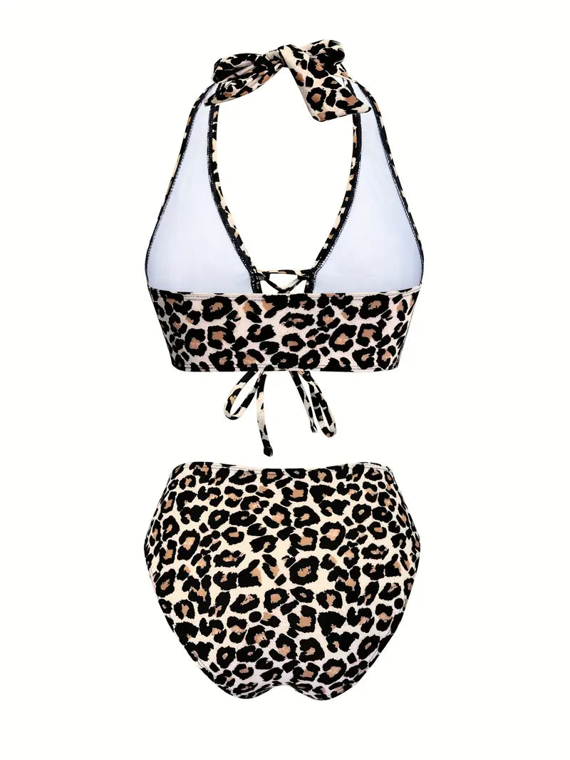 Anika | Leopard Print Bikini Set - Fashion Lab