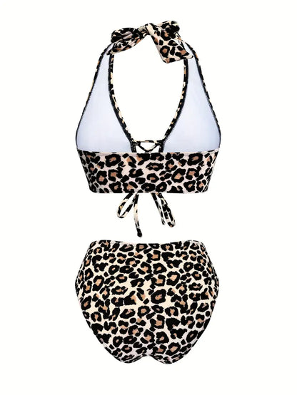 Anika | Leopard Print Bikini Set - Fashion Lab