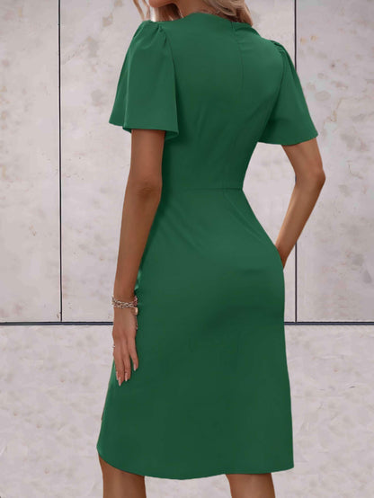 Fallon | Elegant Wrap Dress - Fashion Lab